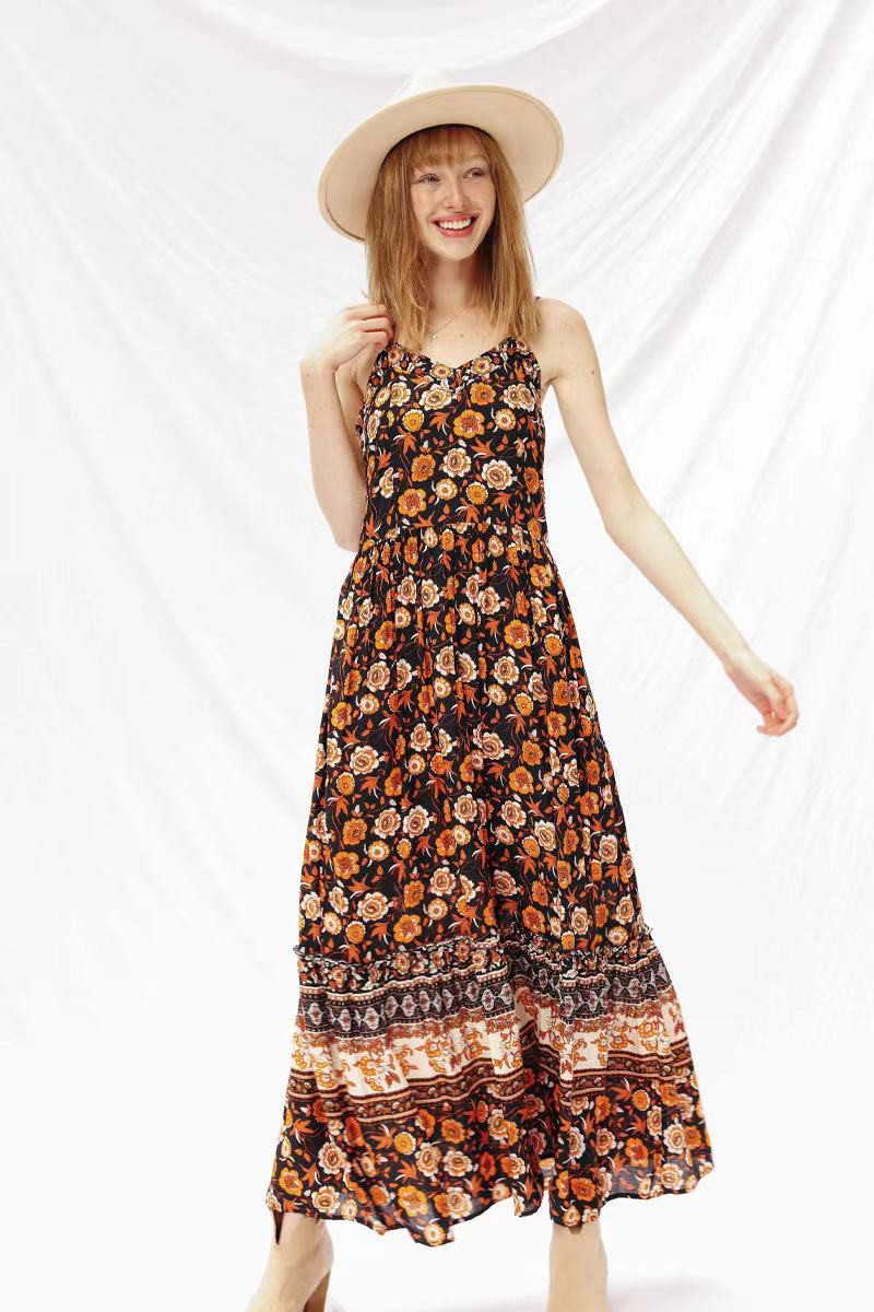 Miss Sparkling Floral Maxi Dress