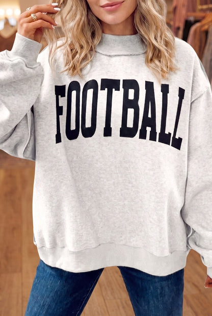 GAMEDAY/FOOTBALL Reversible Mock Neck Sweatshirt