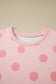 Polka Dot Tee & Drawstring Short Set