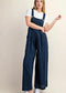 Miss Sparkling Check Print Buttoned Pocketed High Waist Overall Poet Street Boutique