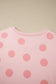 Polka Dot Tee & Drawstring Short Set