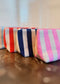 Terry Striped Everything Pouch Cosmetic Case Ellison and Young