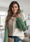 Colorblock Patch Pocket Drop Shoulder Sweater Poet Street Boutique