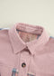 Plaid Corduroy Patch Pocket Loose Shacket Shirt EG fashion