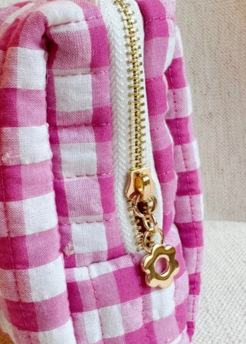 Color Parade Gingham Cosmetic Case Ellison and Young