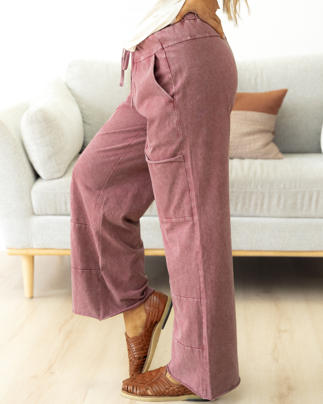 Wild Ginger Raw Hem Pants