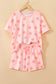 Polka Dot Tee & Drawstring Short Set