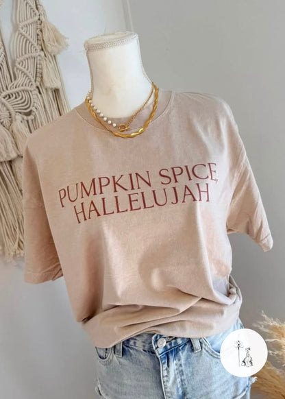 Pumpkin Spice Hallelujah  Graphic Tee
