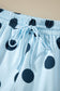 Polka Dot Tee & Drawstring Short Set
