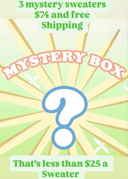 Mystery Box - 3 Piece Sweaters & Cardigans Miss Sparkling