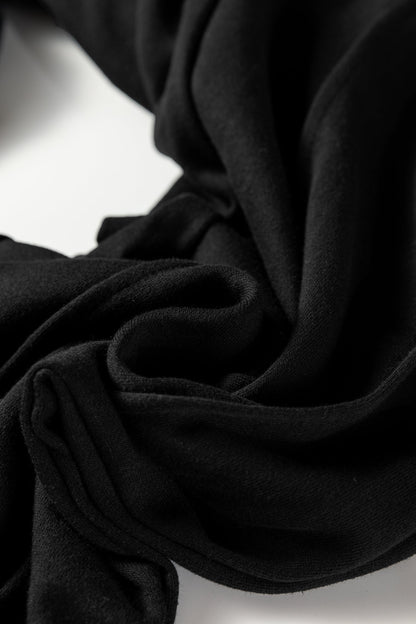 Solid Seam Drawstring Wide Leg Sweatpants