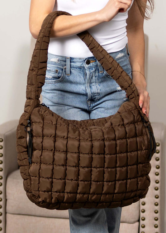 Taylor Quilted Puffer Tote