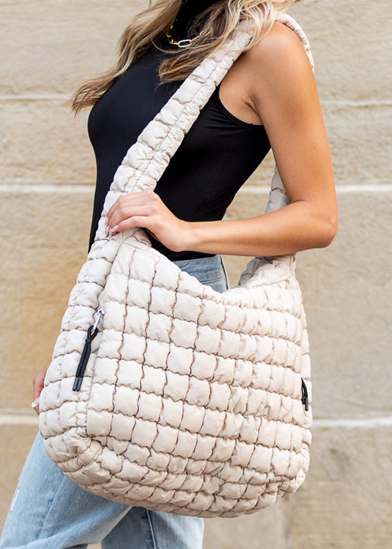 Taylor Quilted Puffer Tote