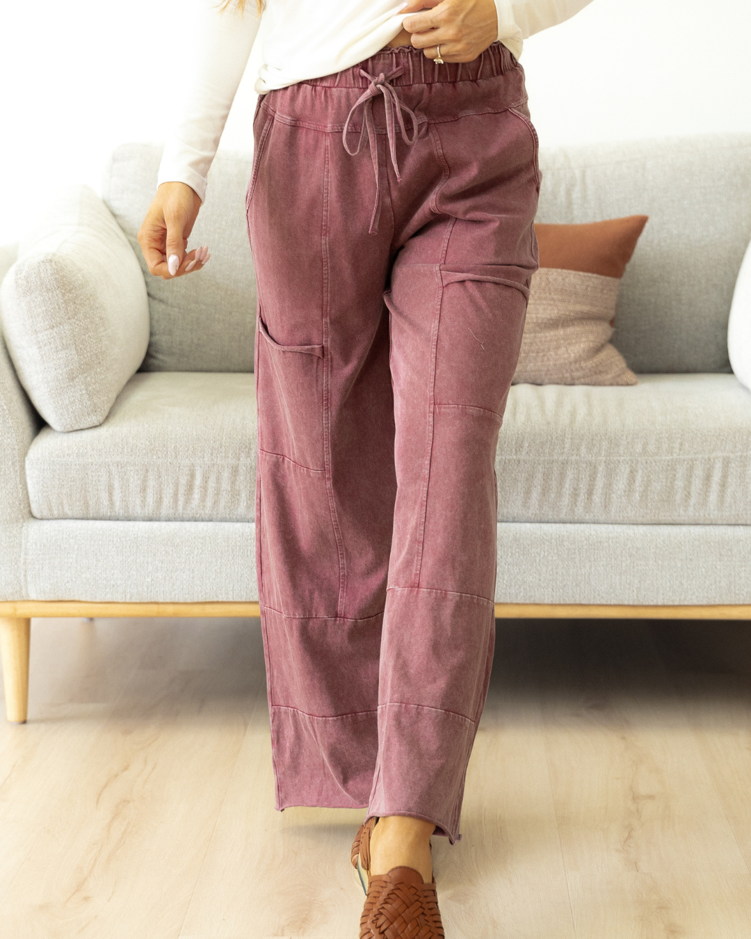 Wild Ginger Raw Hem Pants