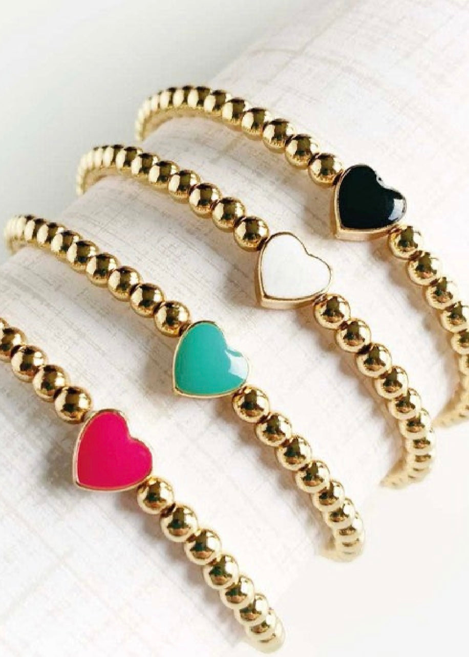 Kinsley Heart Bracelet Poet Street Boutique