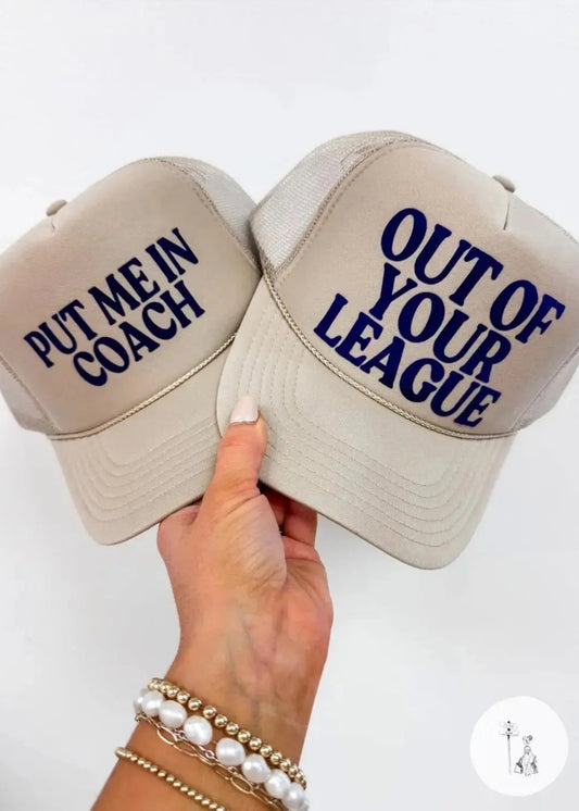 put me in coach trucker hat 