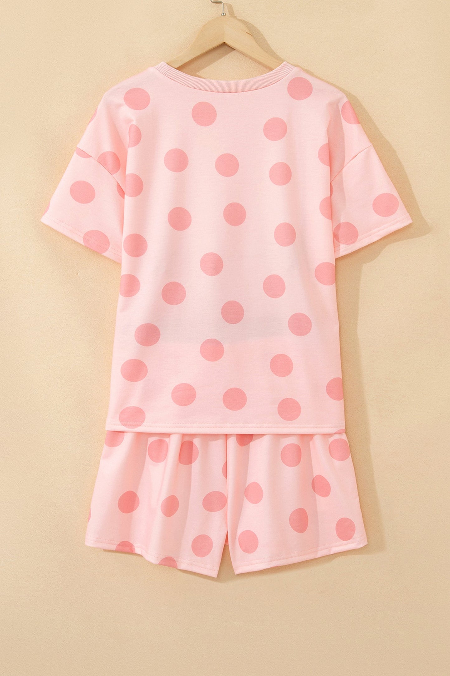 Polka Dot Tee & Drawstring Short Set