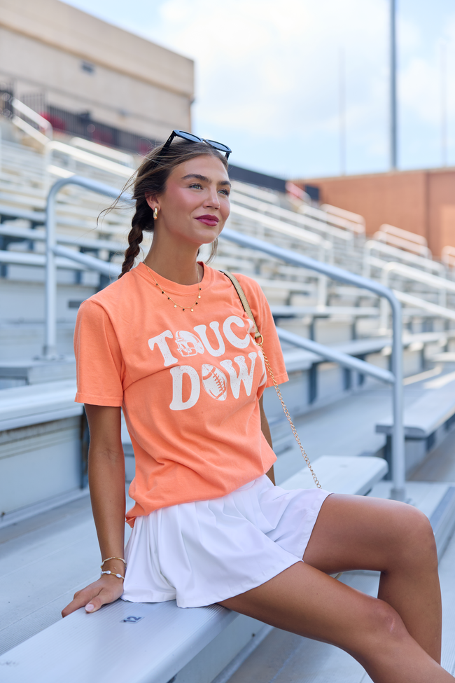Comfort Colors Touchdown Melon Graphic Tee