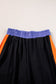 Colorblock Short Sleeve Top & Wide Leg Pants Set