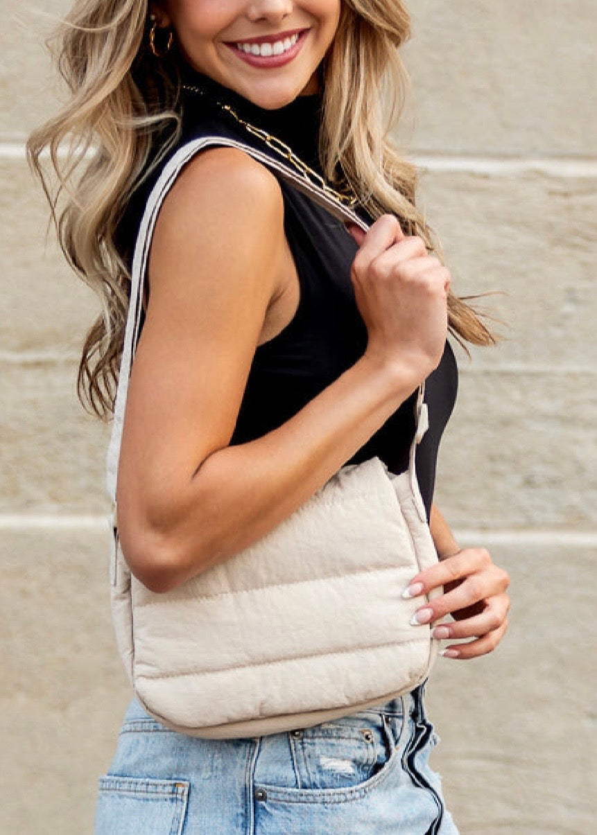 Afton Quilted Foldover Crossbody