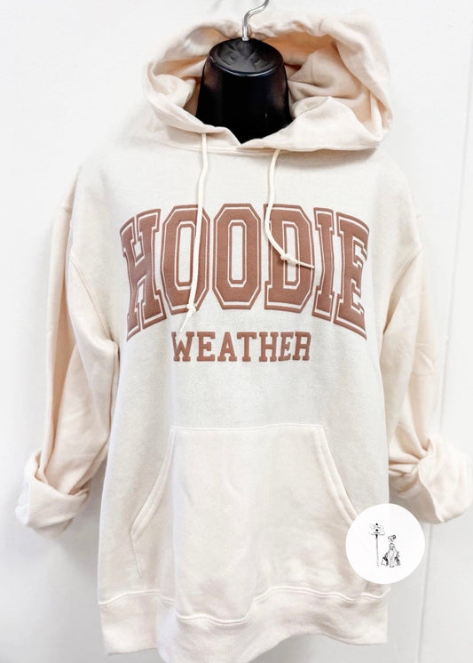 Hoodie Weather Puff Print Hoodie Poet Street Boutique
