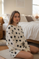 Polka Dot Pullover and Drawstring Shorts Set JUNIPER BLVD