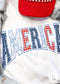 America Print Graphic Tee Poet Street Boutique