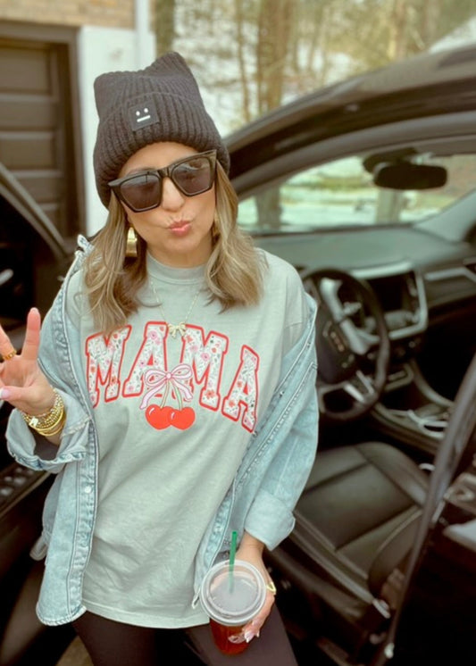 Cherry Mama Graphic Tee Poet Street Boutique