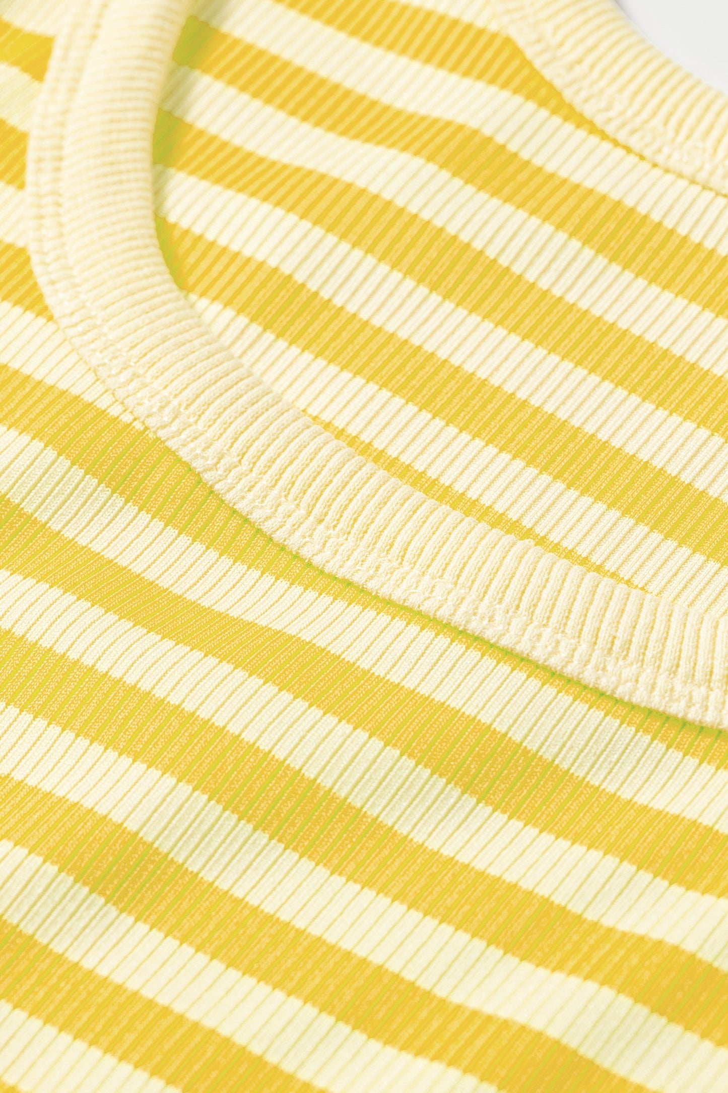 Stripe Ribbed Knit Tank Top
