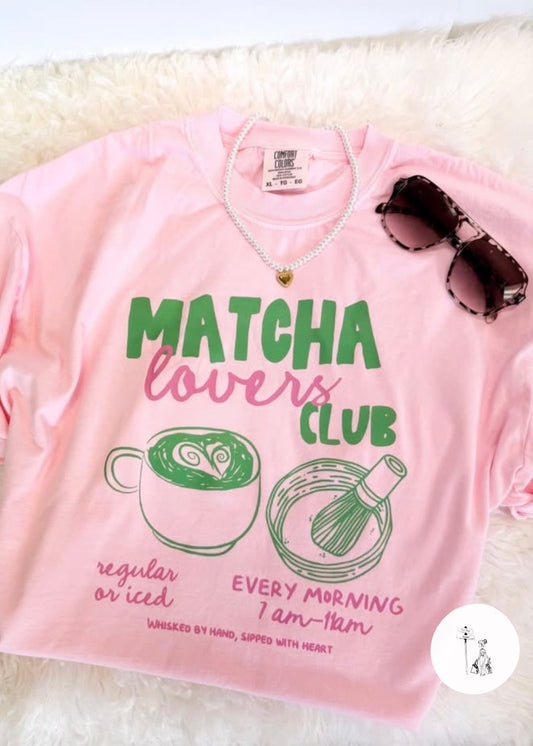 Matcha Lover’s Club Cotton Graphic Tee
