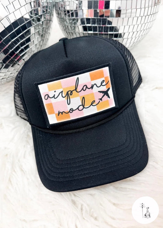 Airplane Mode Trucker Hat Poet Street Boutique