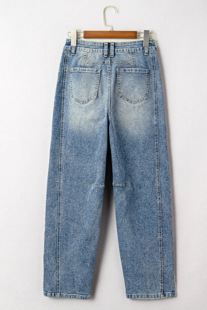 Blythe Vintage Washed Seam Detail Jeans