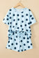 Polka Dot Tee & Drawstring Short Set