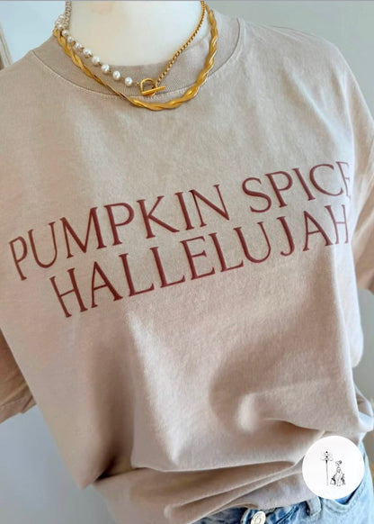 Pumpkin Spice Hallelujah  Graphic Tee