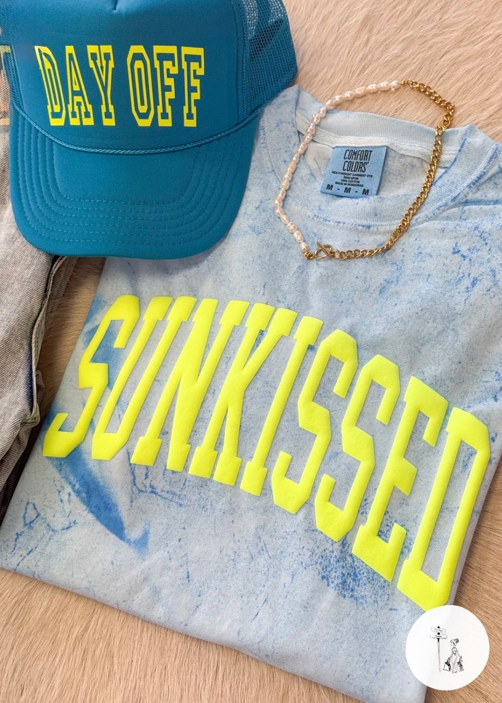 Sunkissed Puff Print Graphic Tee Poet Street Boutique