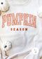 Pumpkin Season Floral Print Sweatshirt