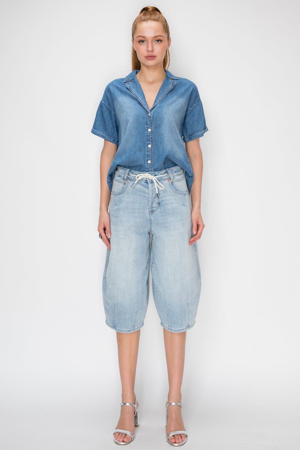 Artemis Vintage High Rise Relaxed Tapered Jorts