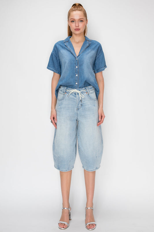 Artemis Vintage High Rise Relaxed Tapered Jorts