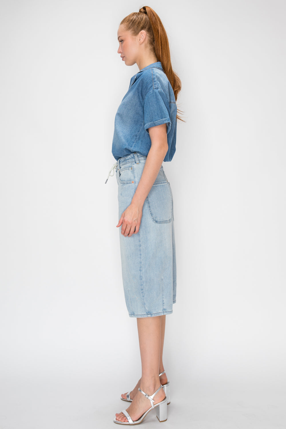 Artemis Vintage High Rise Relaxed Tapered Jorts
