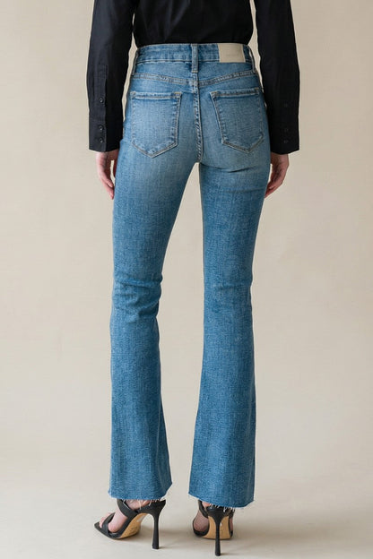 Artemis Vintage Paisley High Rise Flare Jeans