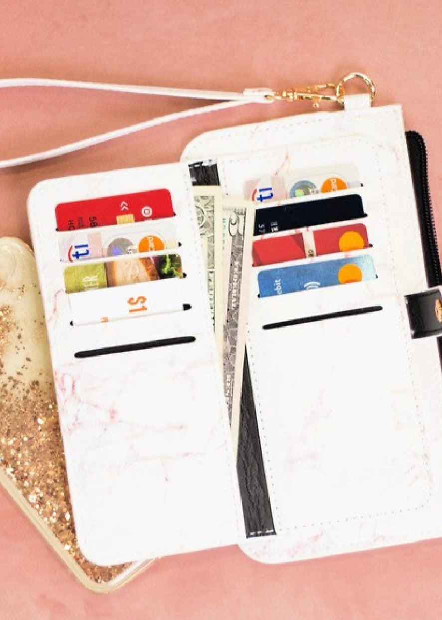 Bella Wristlet Credit Card Zipper Wallet Poet Street Boutique