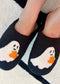 Spooky Ghost Cozy Slippers Ellison and Young