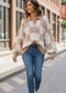 Checker Collared Long Sleeve Sweater Poet Street Boutique