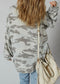 Retro Camouflage Exposed Seam Sweatshirt Poet Street Boutique