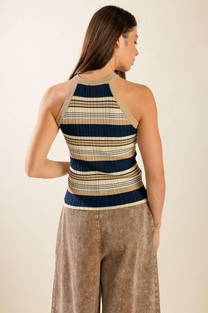 Flying Tomato Anytime Now Knit Sweater Tank