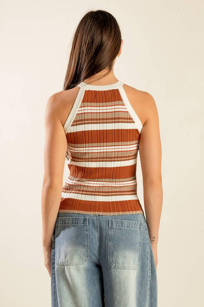 Flying Tomato Anytime Now Knit Sweater Tank