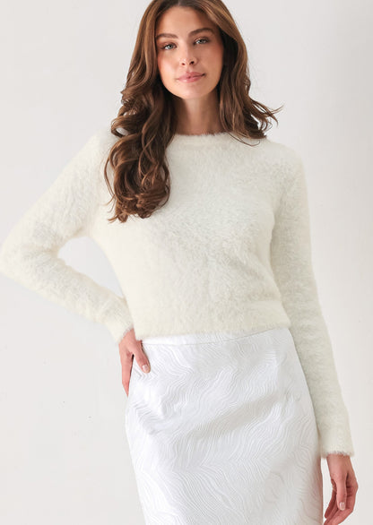 Flying Tomato Color Pop Fuzzy Sweater