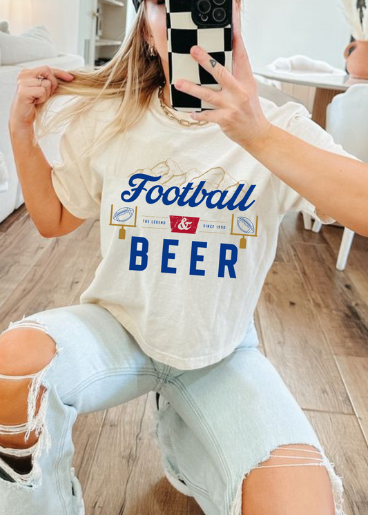 Football + Beer T Shirt