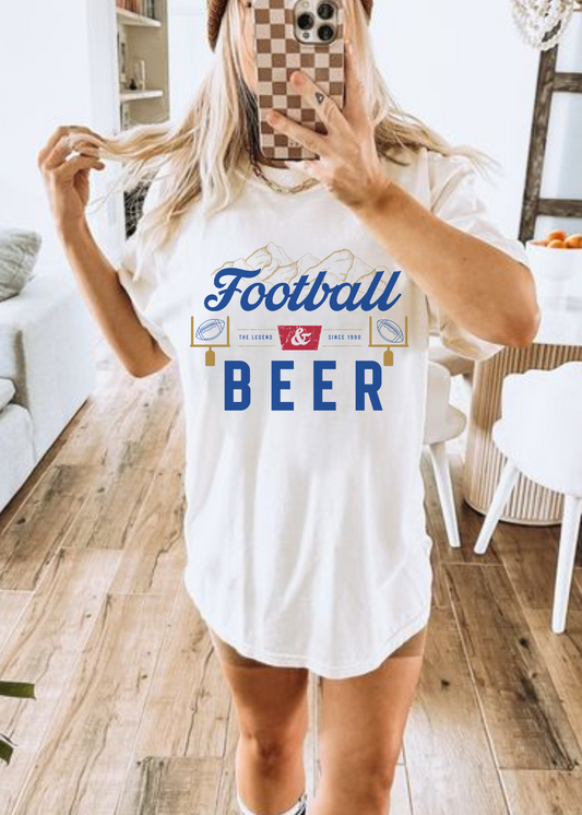 Football + Beer T Shirt