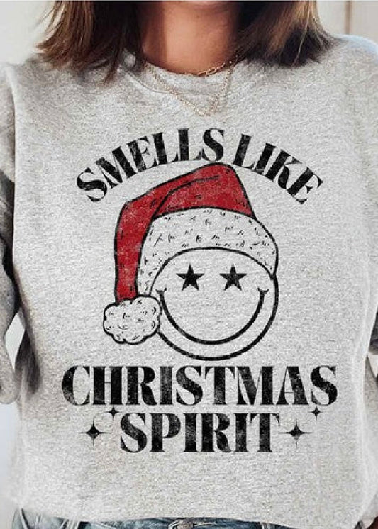 Smells Like Christmas spiritGraphic Sweatshirt Poet Street Boutique